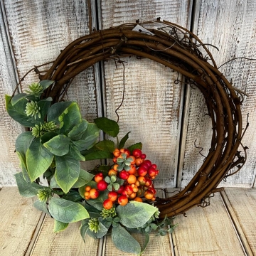 Podzimní věnec kulatý 1